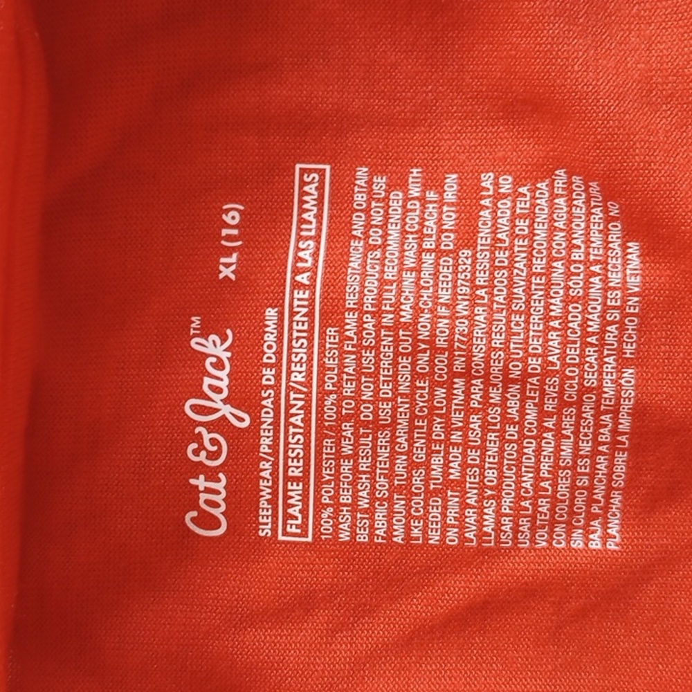 NWT Cat & Jack Pajama Set I Only Pause For Pizza XL 16 Top Bottom Shorts - Picture 2 of 8
